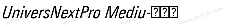 UniversNextPro Mediu字体转换